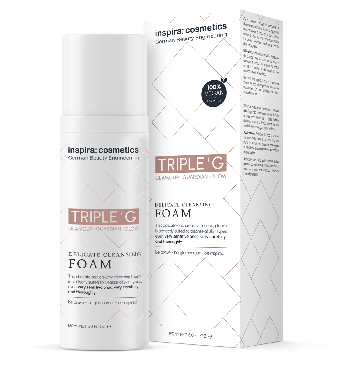 Inspira: cosmetics — Delicate Cleansing Foam (150 ml)