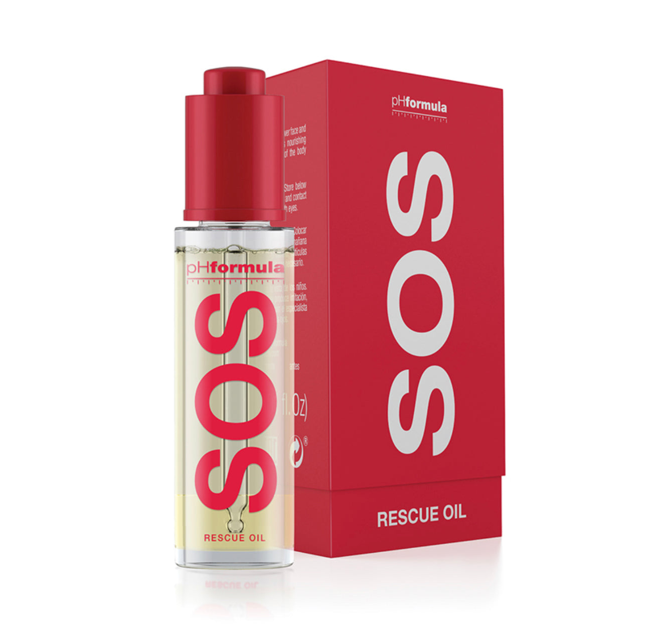 pHformula SOS rescue oil – nahka kaitsev ja taastav õli 30ml