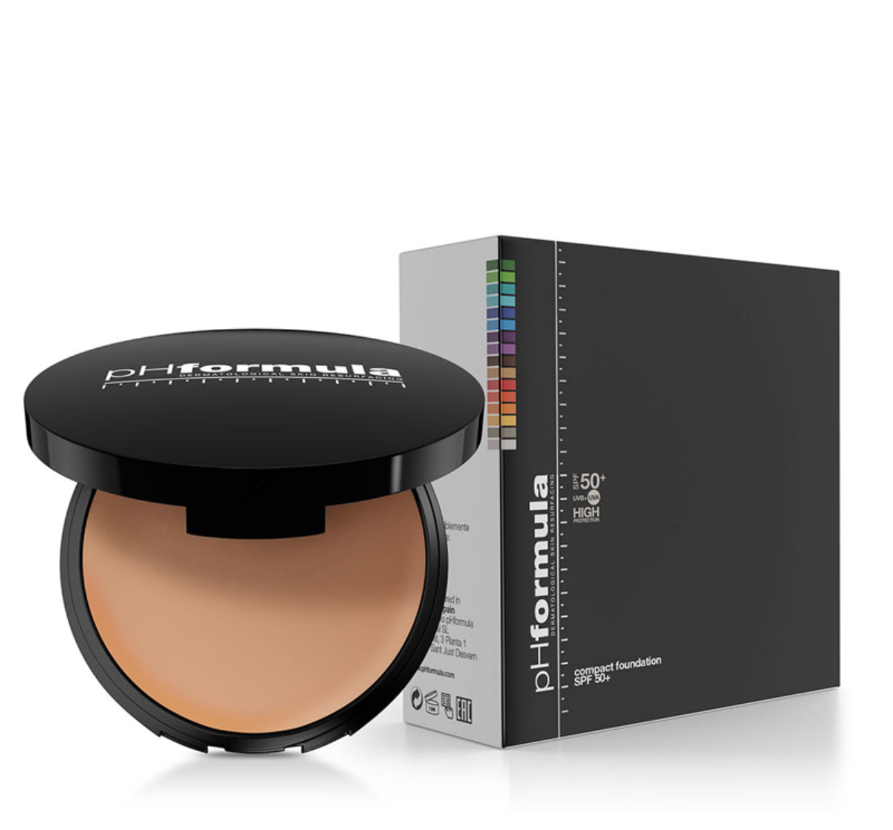pHformula SPF 50+ Compact Foundation MEDIUM – kompaktpuuder keskmine toon, 14 g