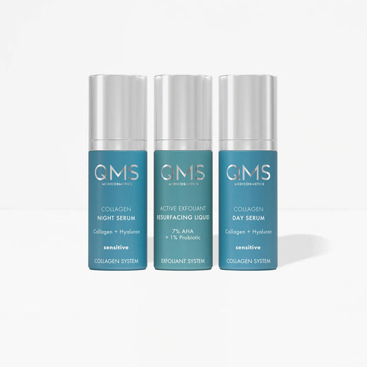QMS Day & Night 3-Step Core Routine Set Sensitive 3×30ml