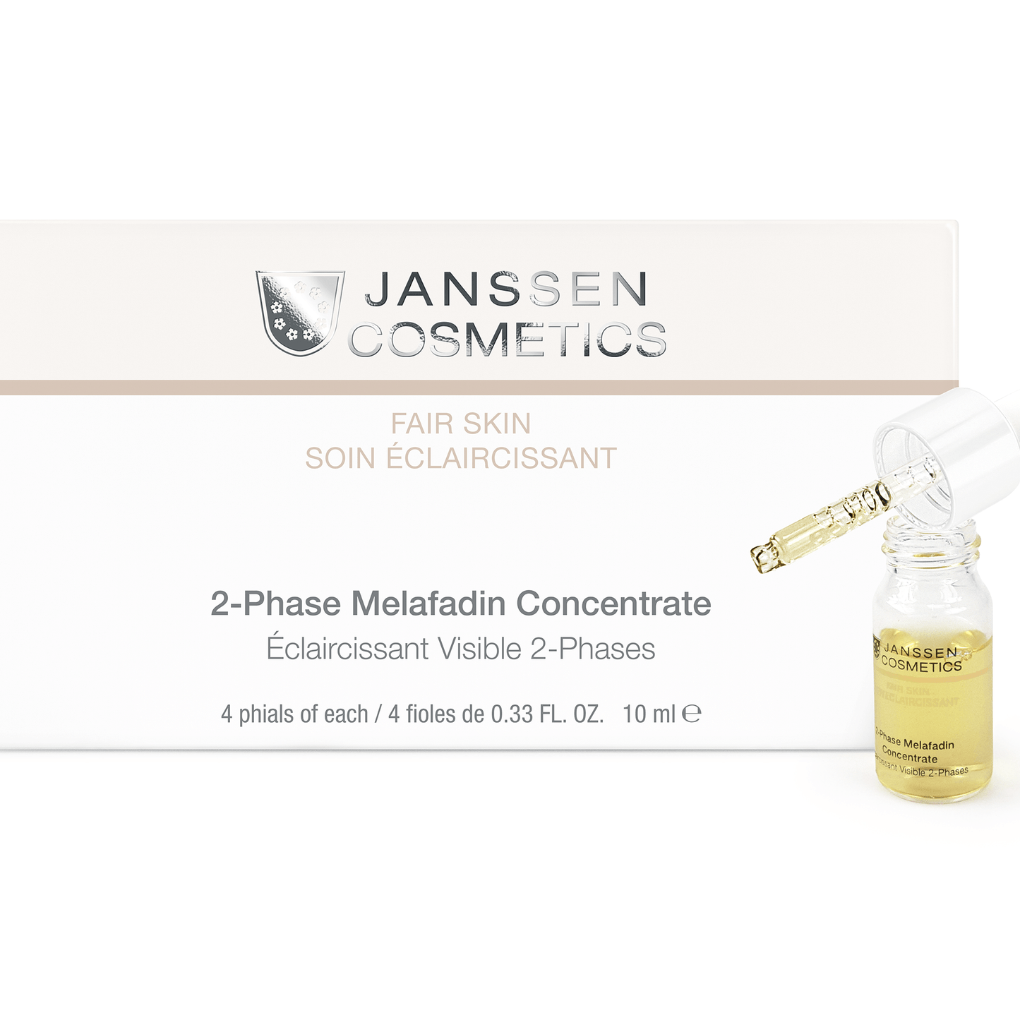 Janssen Cosmetics 2-Phase Melafadin Concentrate, 4x10ml