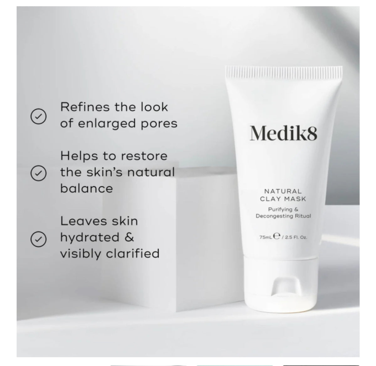 Medik8 Natural Clay Mask 75ml