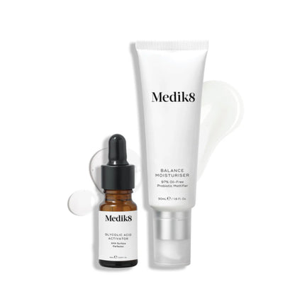 Medik8 Balance Moisturiser & Glycolic Acid Activator