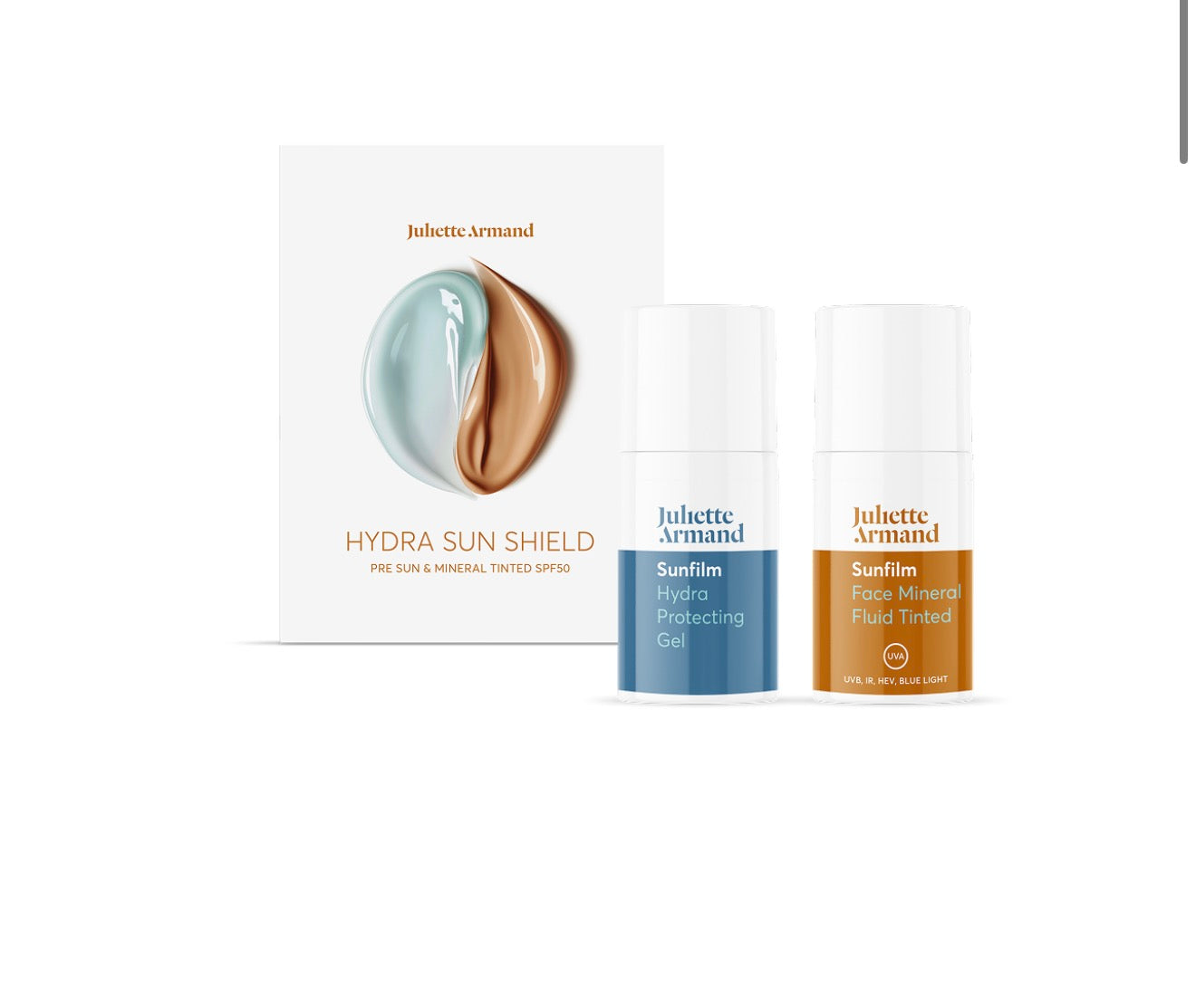 Hydra Sun Shield päikesekaitsekreem ja mineraalne toonitud SPF50