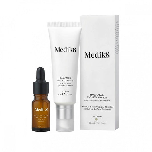 Medik8 Balance Moisturiser & Glycolic Acid Activator 50ml