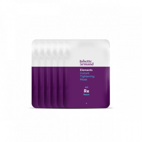 JULIETTE ARMAND Elements Instant Tightening Mask Kollageeni mikrokiududega mask 6 tk