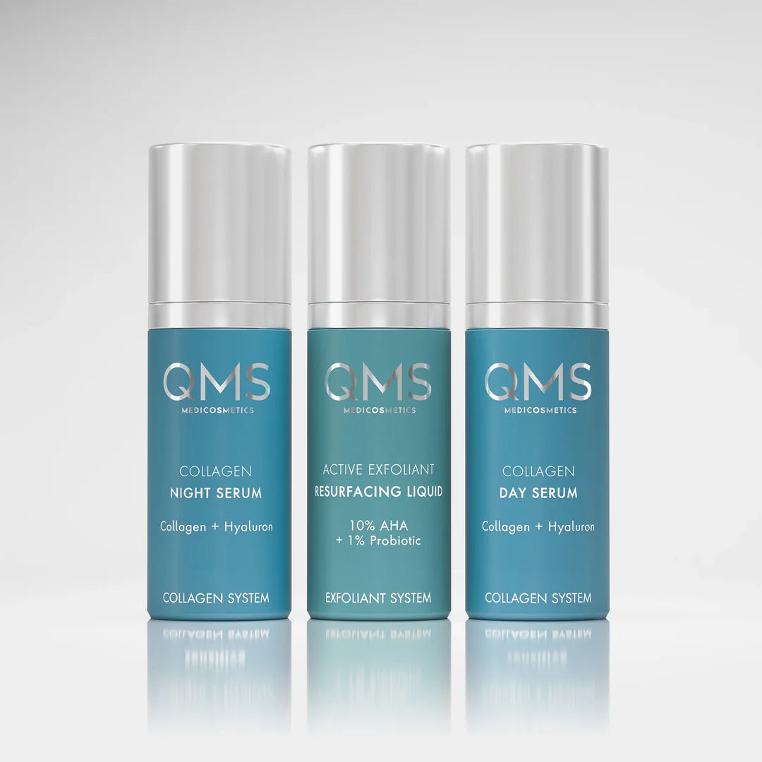 QMS Day & Night 3-Step Core Routine Set Strong 3×30ml