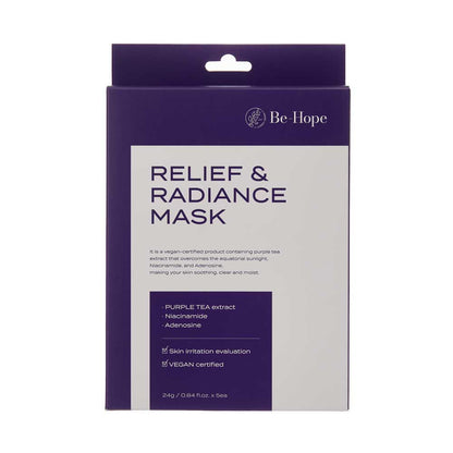 BE-HOPE NIISUTAV JA RAHUSTAV LEHTMASK 5x24g