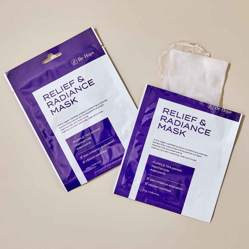 BE-HOPE NIISUTAV JA RAHUSTAV LEHTMASK 5x24g