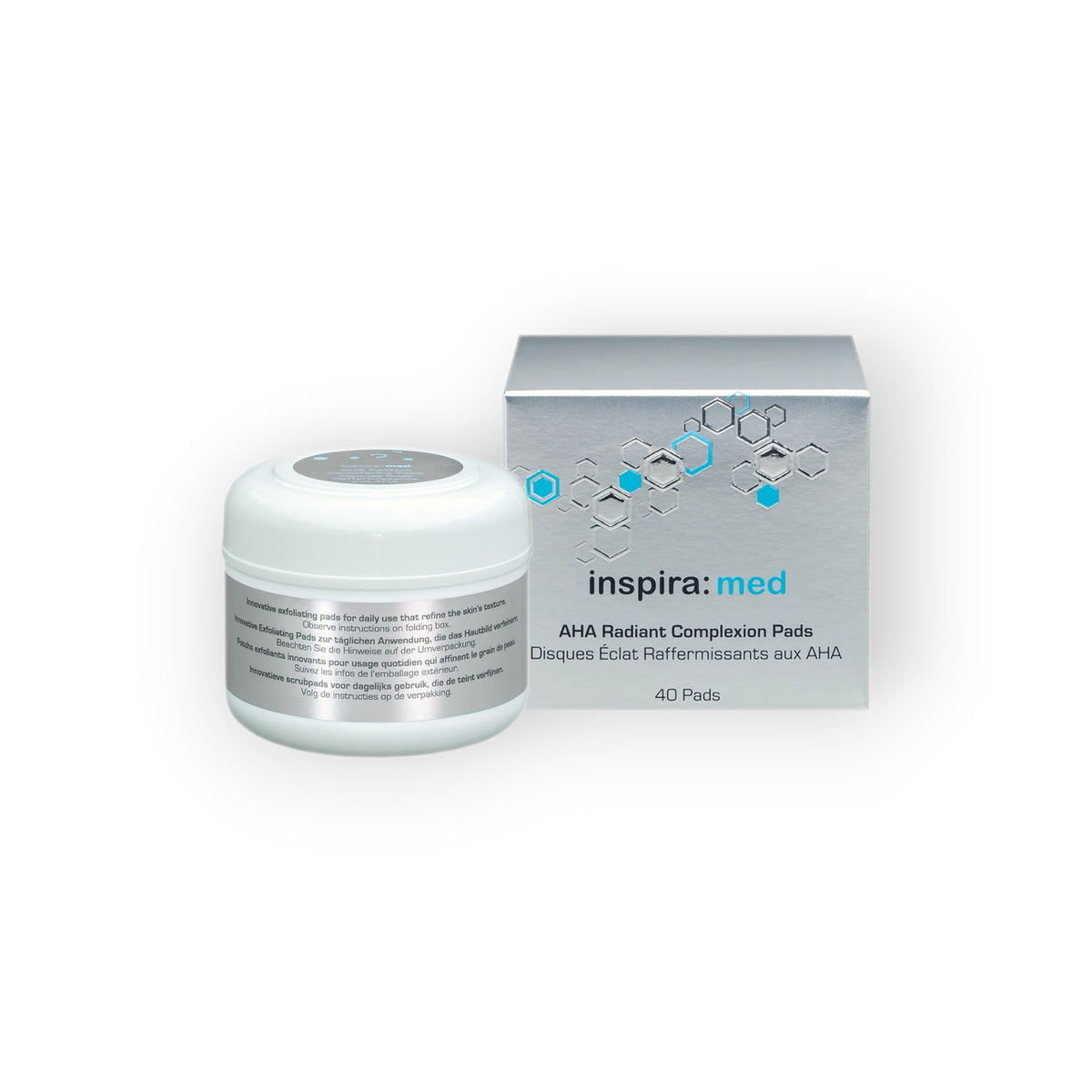 Inspira: cosmetics — AHA Radiant Complexion Pads (1 x 40 tk)