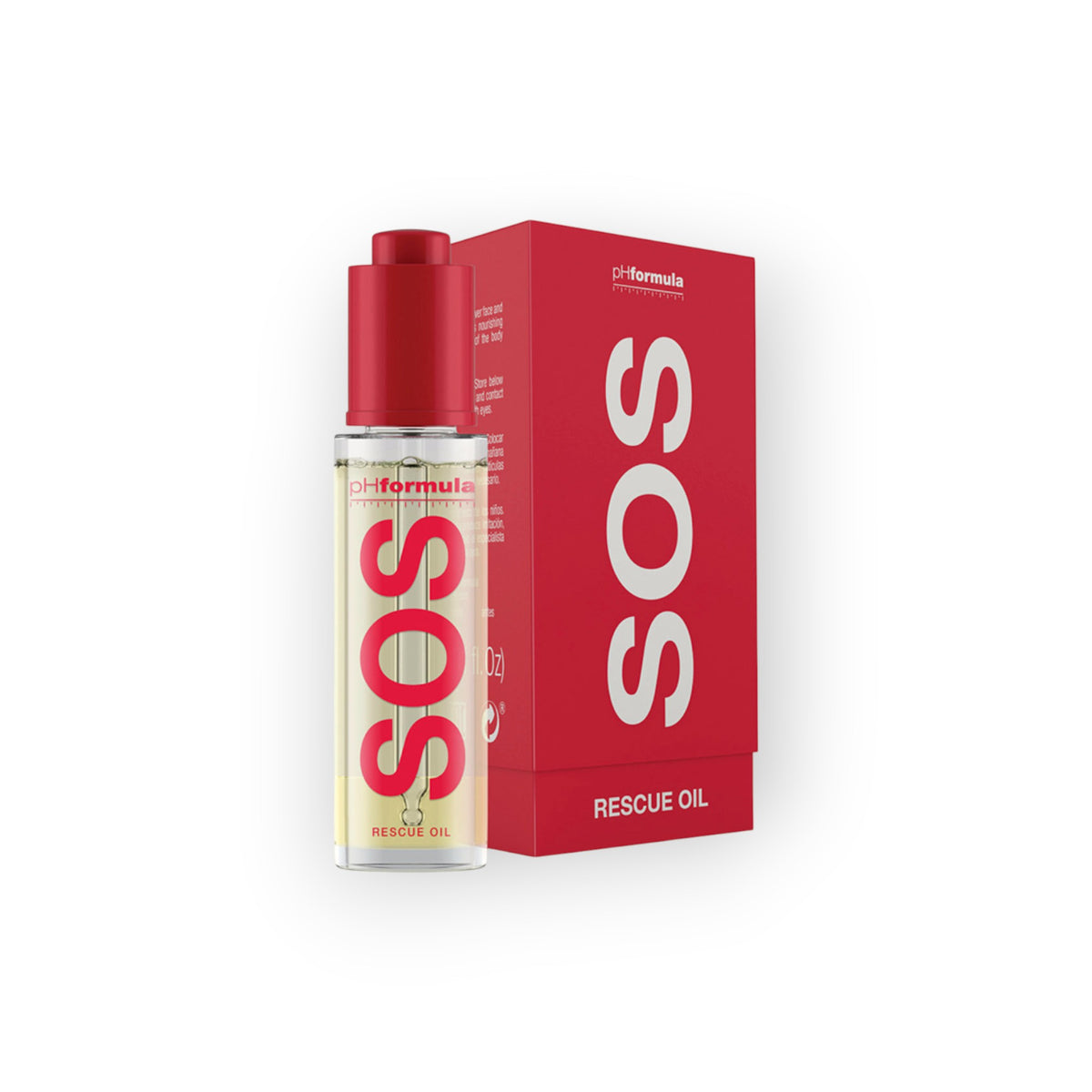 pHformula SOS rescue oil – nahka kaitsev ja taastav õli 30ml