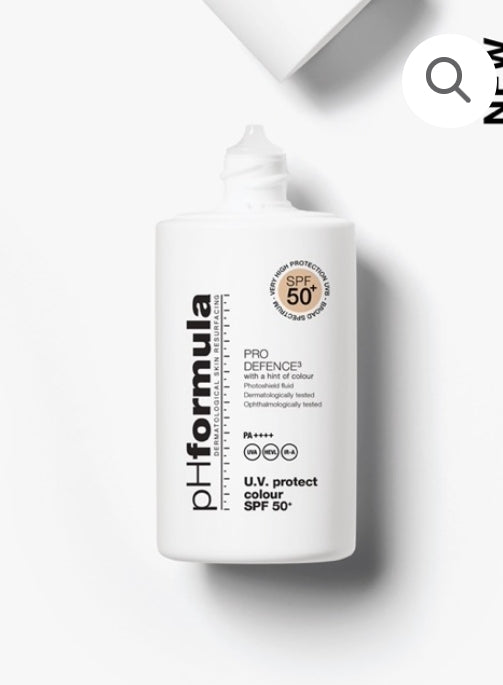 pHformula U.V. protect colour SPF50+ PRO DEFENCE3 50 ml