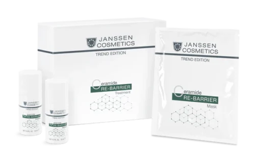 Janssen Cosmetics Ceramide RE-BARRIER Treatment Ceramide Re-Barrier Serum – 15 ml Ceramide Re-Barrier Cream – 15 ml Ceramide Re-Barrier Sheet Mask – 5 tk 1 tk